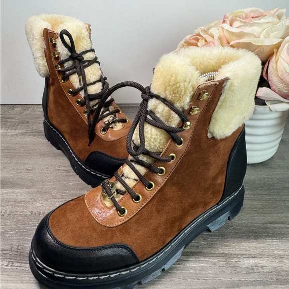 NWOT Brother Vellies Alps Suede Hiking Boots Womens size 37/US6.5 $795 - Picture 5 of 11